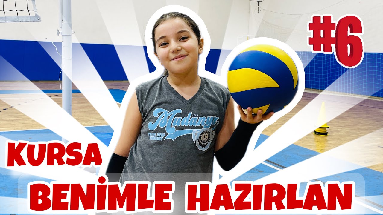 KURS VLOG ! Voleybol Kursuna Benimle Hazırlan #6 !!