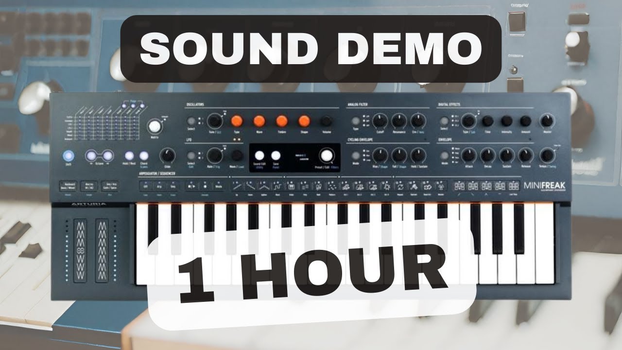Arturia MiniFreak – 1 Hour Synth Exploration | Sound Demo