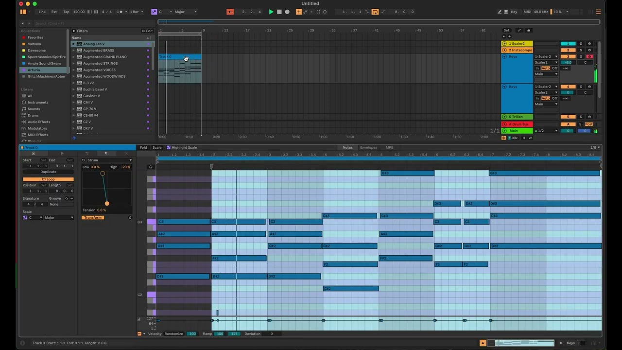 WAProductions.com Instacomposer 2...revisit...MIDI Gen Tool