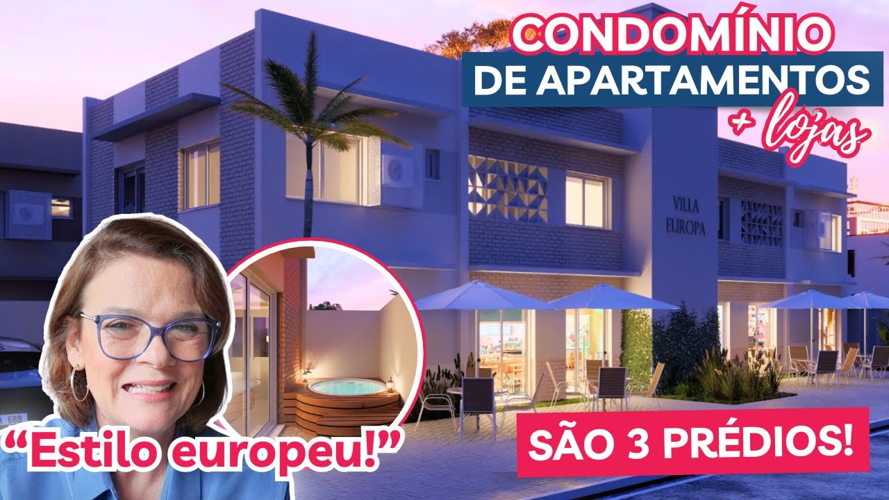 Tour virtual em apartamento pequeno de 36m² com jacuzzi | Prédio de tijolos à vista | Kitnet studio