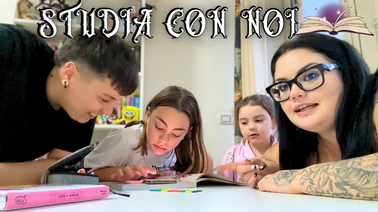 STUDY WITH ME CON LARA PER LA PRIMA MEDIA! FACCIAMO I COMPITI INSIEME! *tecnica del pomodoro*