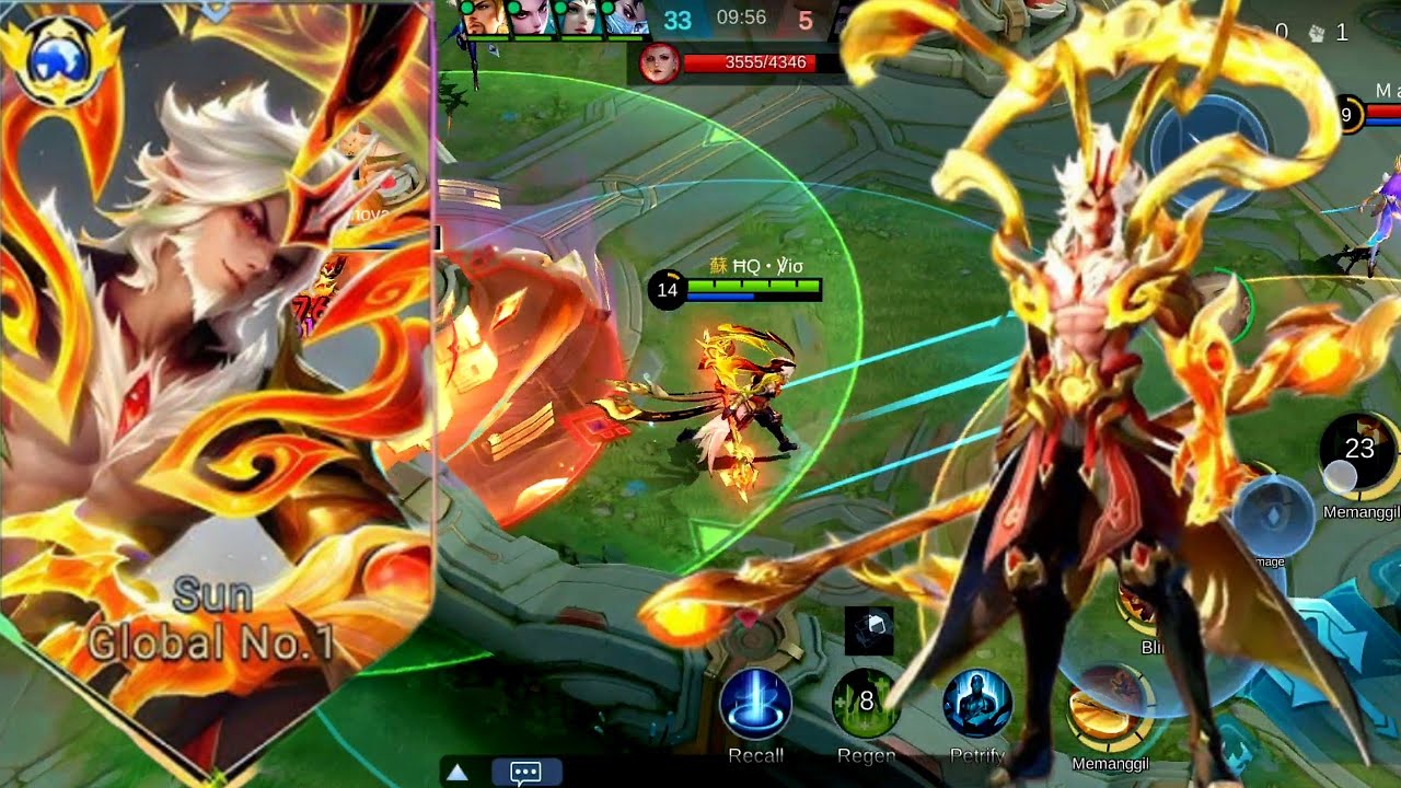 CARA MAIN SUN GA MATI MATI GES !! PAKAI AJA EMBLEM FIGHTER !! JAMIN AUTO WINSTREAK !!