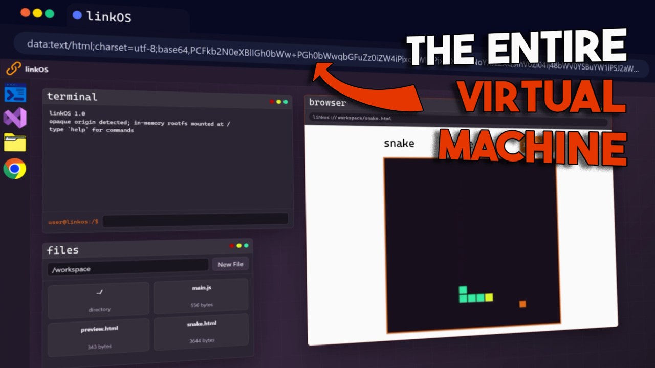 I Made a Virtual Machine That Fits Inside a Single URL