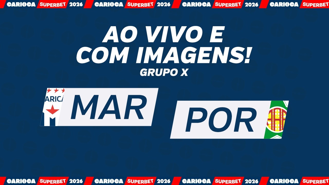 AO VIVO E COM IMAGENS: MARICÁ x PORTGUESA - RODADA 3 - GRUPO X - CARIOCÃO 2026