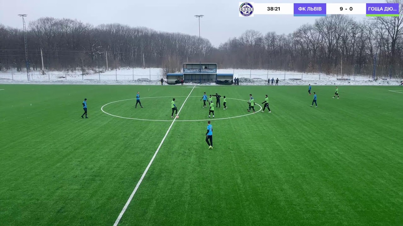 Morshyn winter cup 2026 U-19 24.01. 
ФК ЛЬВІВ VS ГОЩА ДЮСШ