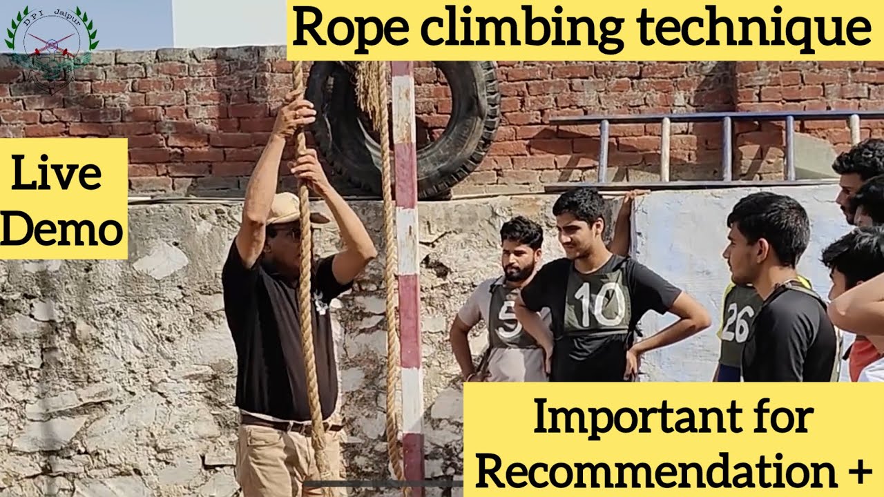 Individual obstacle series: rope climbing - techniques and mistakes to avoid #ssb #cds #nda #gto