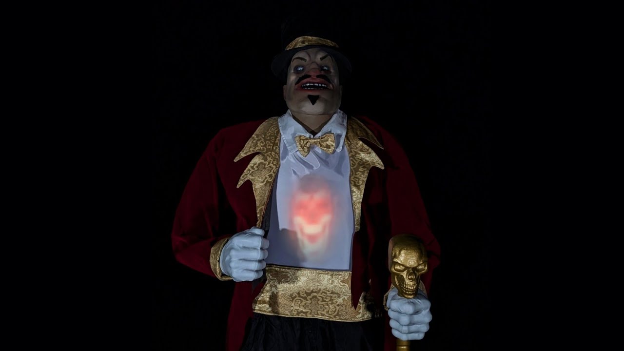 Демонстрация аниматроники Spirit Halloween Ringmaster | Хэллоуин 2024
