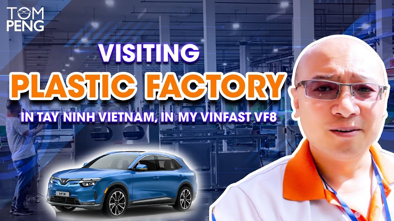 Visiting Plastic Factory in Tay Ninh Vietnam, in my VinFast VF8