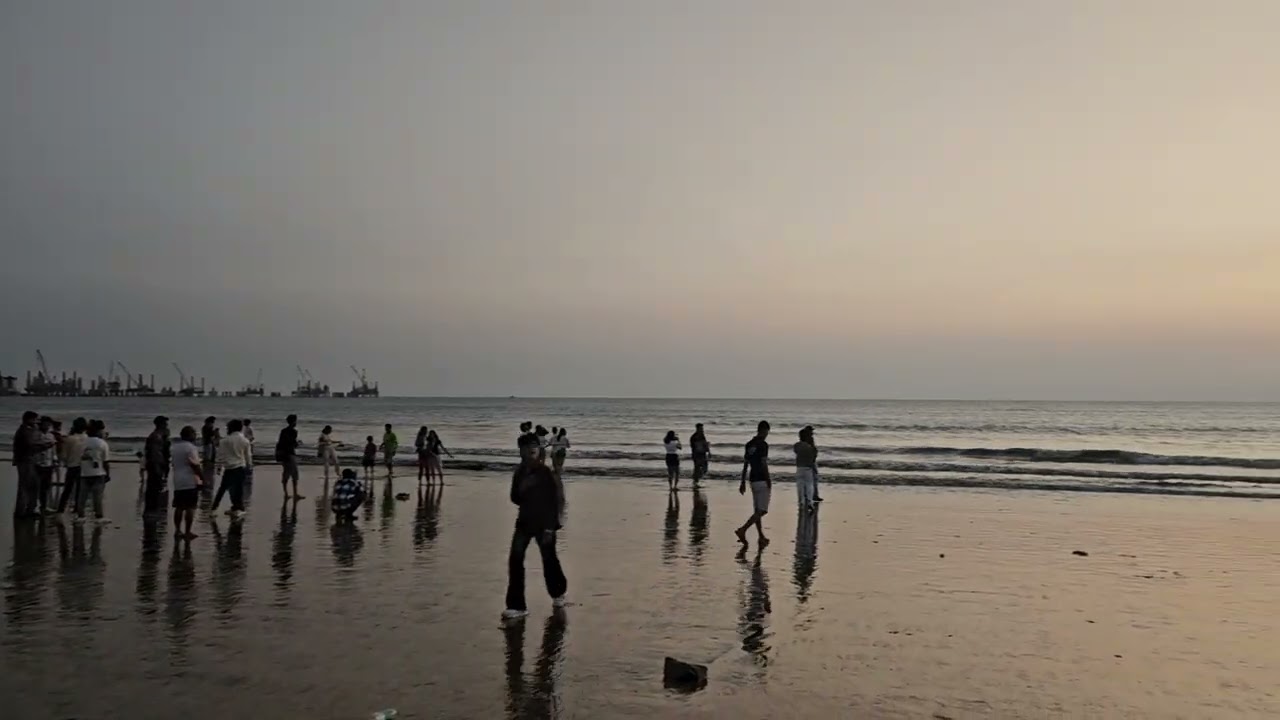 Calm Over Chaos | Sunset Evening at Versova Beach, Mumbai 🌅