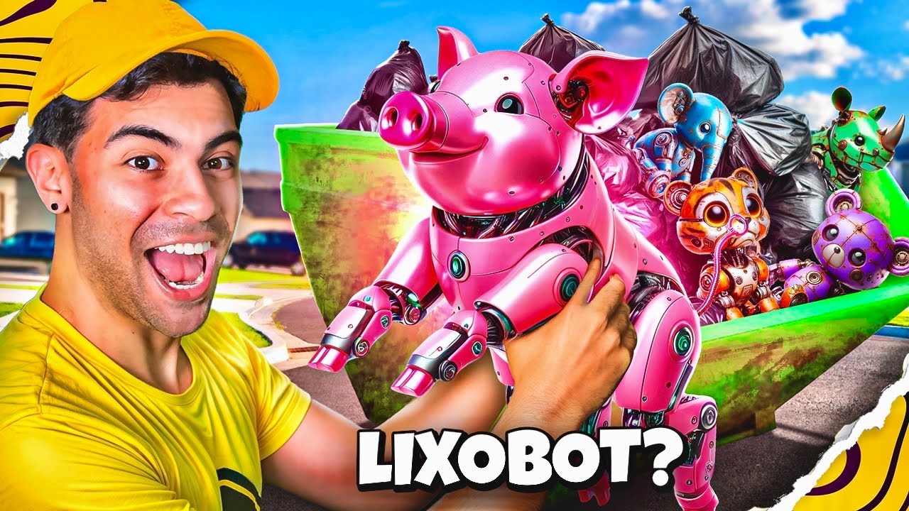 ENCONTREI UM NOVO BOT NO MEIO DO LIXO!