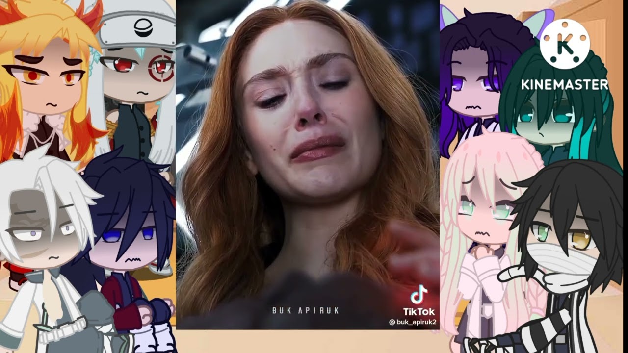 Los Hashiras reaccionan a wanda Maximoff