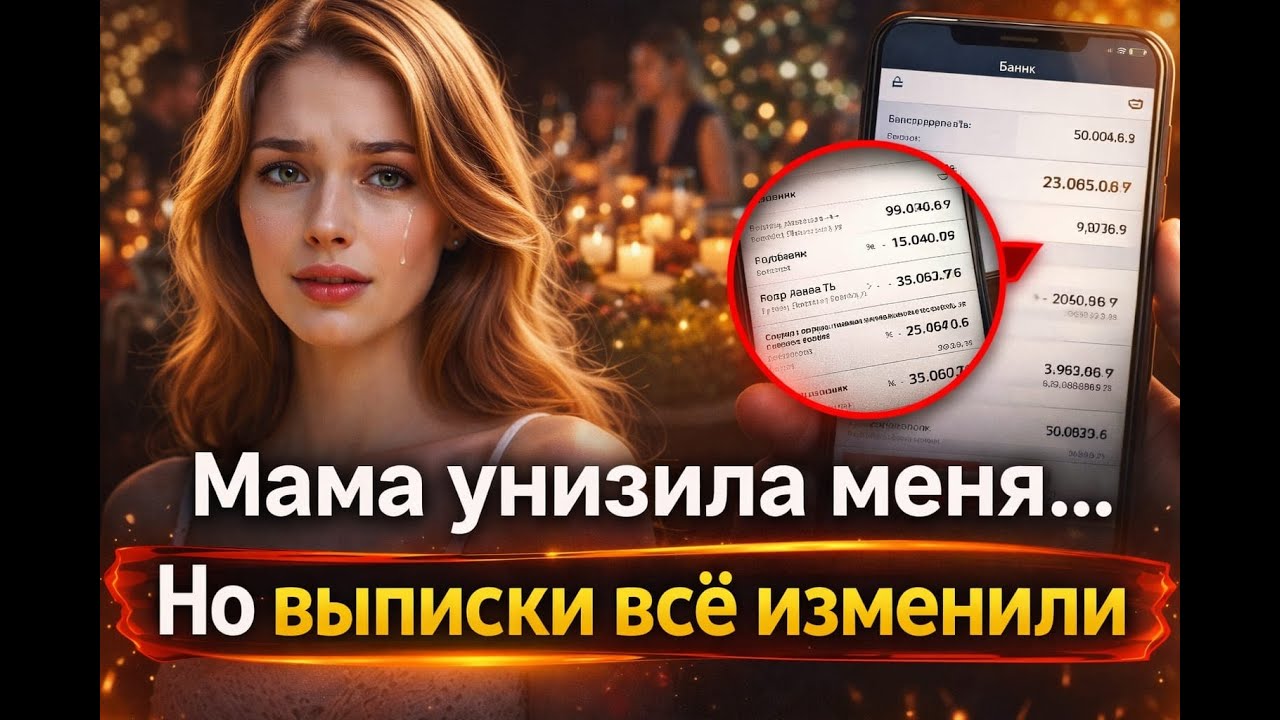 Моя мама унизила меня за новогодним столом — я позволила банковским выпискам говорить вместо меня