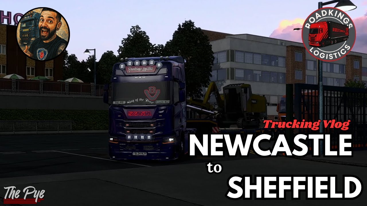 Trucking Vlog | Ep16 | Newcastle to Sheffield | Euro Truck Simulator 2