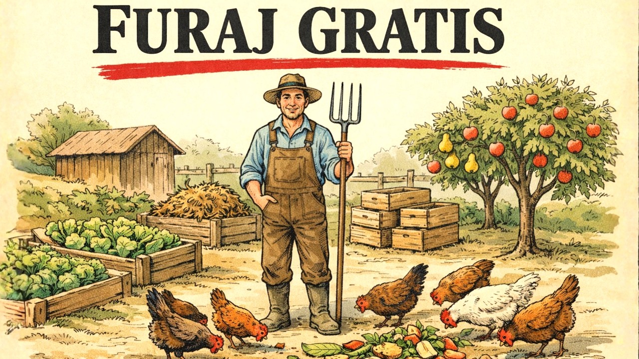 Hrană Gratuită Pentru Găini Tot Anul: Metoda Cu 3 Sisteme Pentru O Viață Autosuficientă