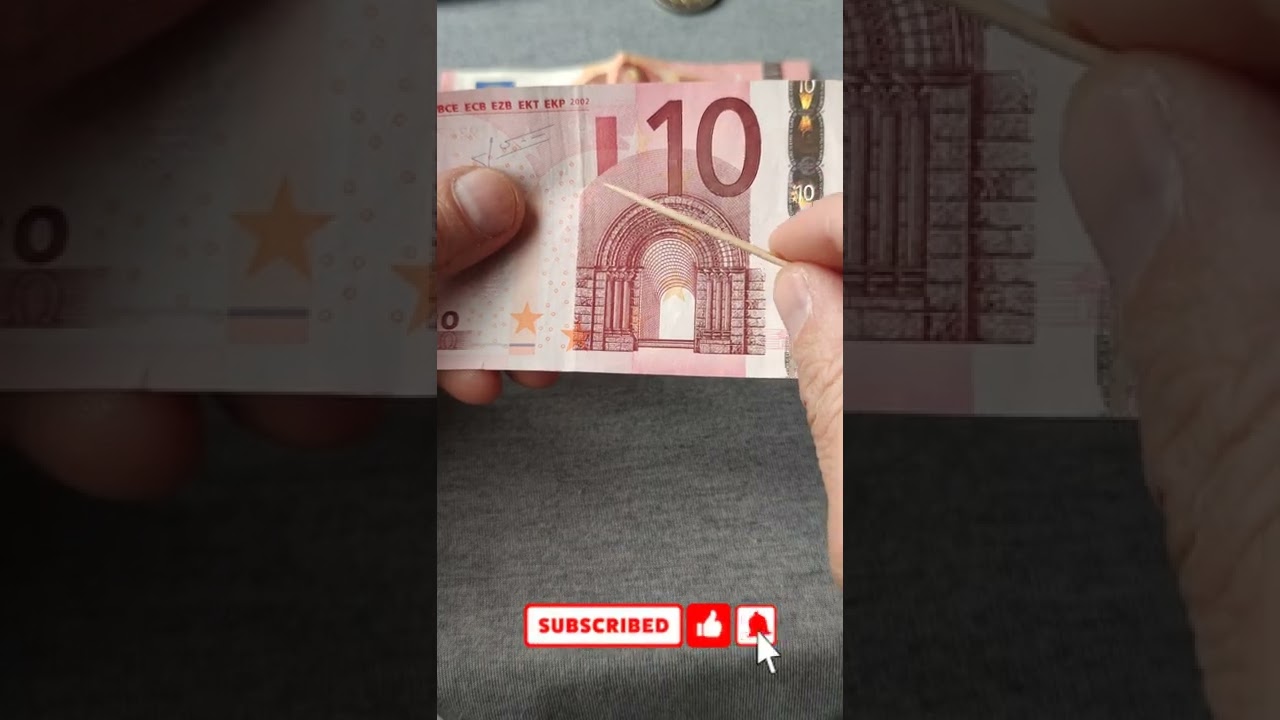 Why Not To Spend This 10&euro; euro banknote! #shorts