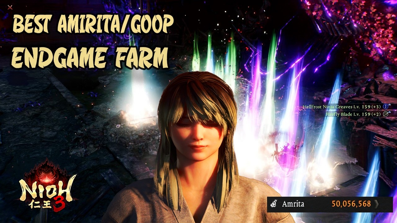 NIOH 3 BEST AMRITA ENDGAME FARM