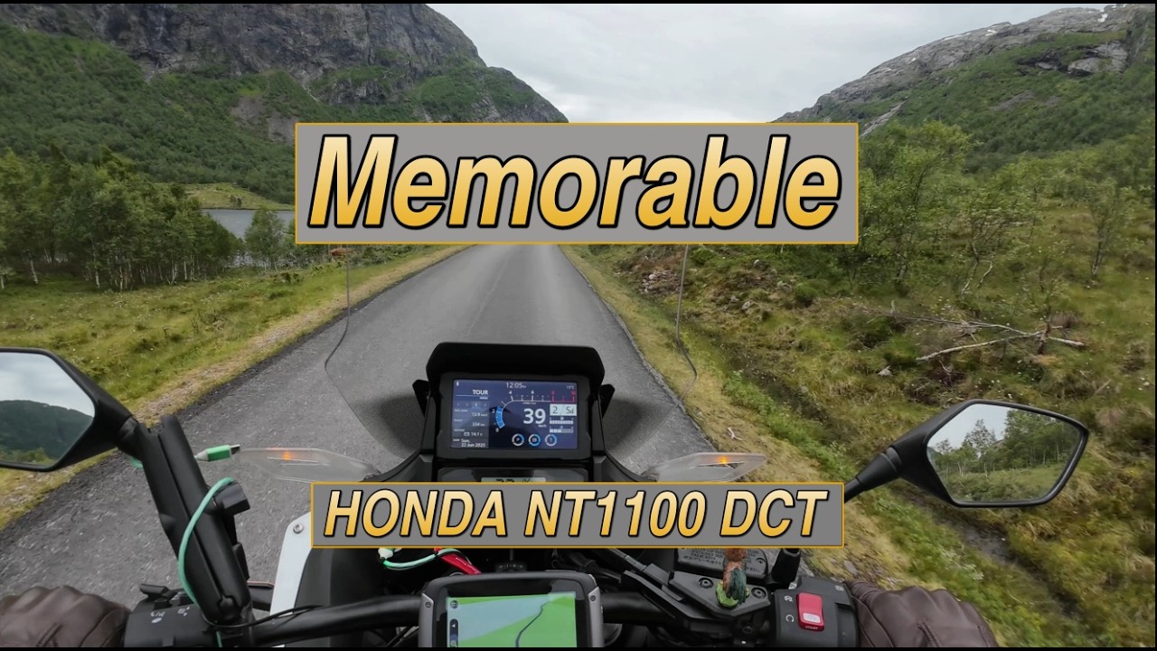 A MEMORABLE MOUNTAIN ROAD | FOLGEFONNA | HONDA NT1100 DCT