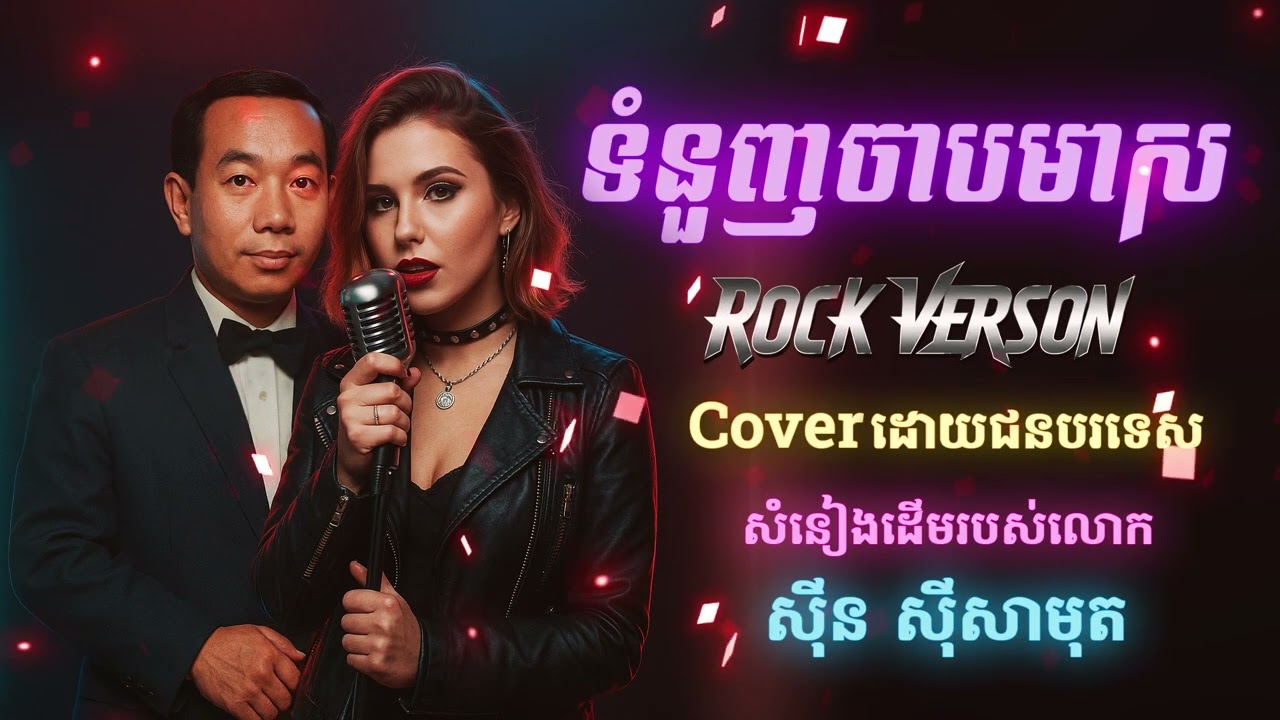 Sin Sisamuth ទំនួញចាបមាស Cover by Foreign Singer Khmer Song Rock Version - បទដើមរបស់ សុីនសុី សាមុត