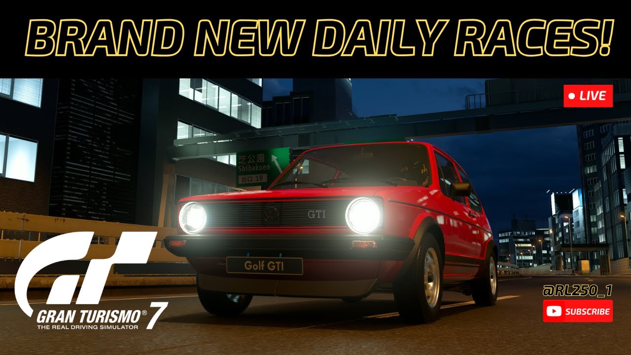 🔴LIVE: Gran Turismo 7 - Brand New Daily Races First Look!