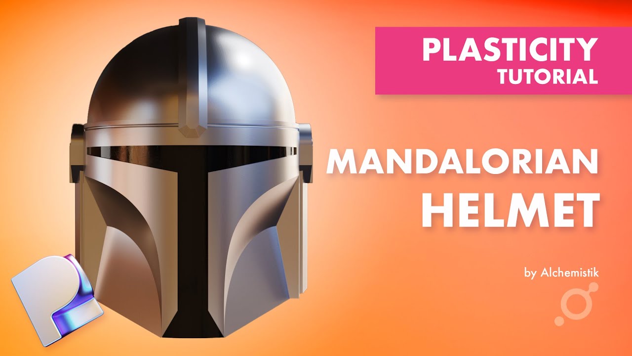 Plasticity tutorial: Mandalorian helmet