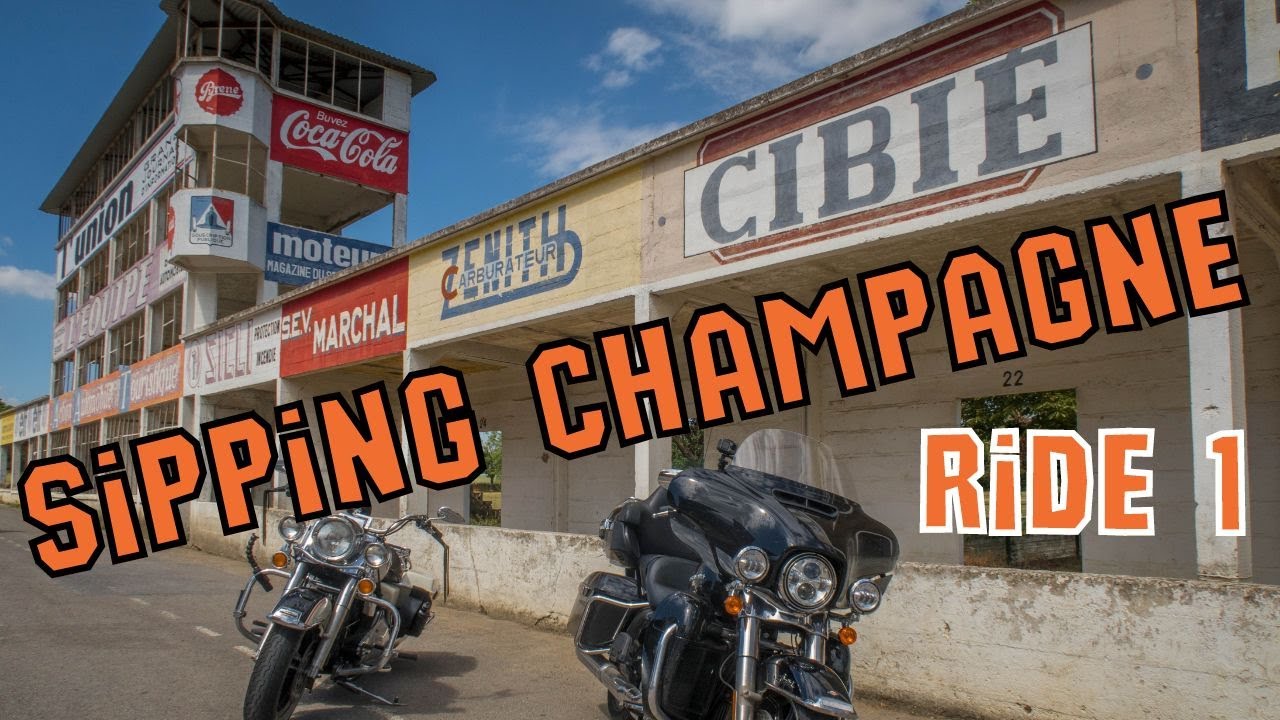 Motorcycle ride in the French Champagne: Verzenay | Reims | Musée dela Reddition | Sipping Champagne