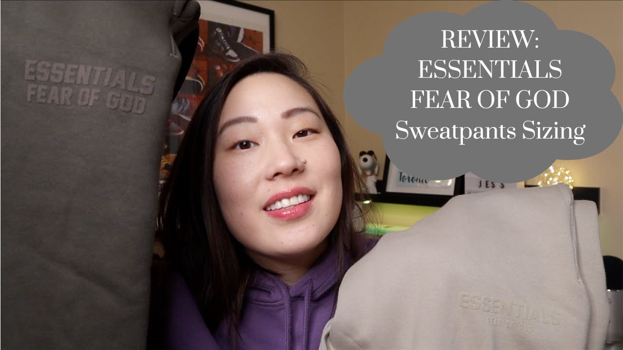 WOMEN'S SIZING REVIEW: ESSENTIALS FEAR OF GOD Sweatpants