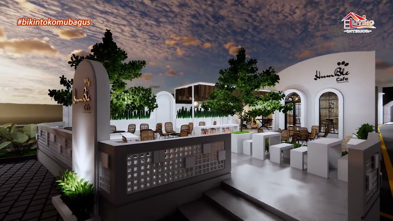 Konsep Desain Interior Cafe & Carwash Rustic Modern