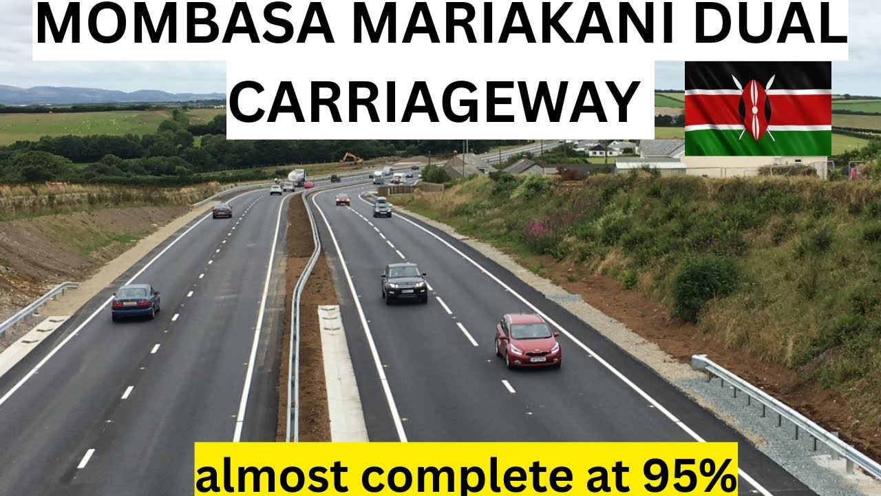 The long Awaited MOMBASA -MARIAKANI dual carriageway almost complete. Kenya is changing 