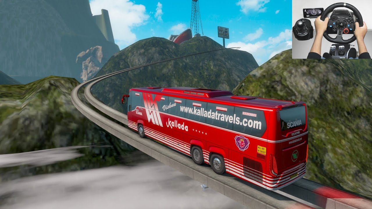 World's Most Dangerous Roads | Bus Driving on Deadliest Road | Death Serpentines | Scania Bus