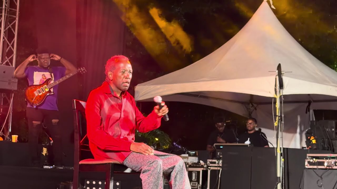 David Rudder performs at Artform 2026