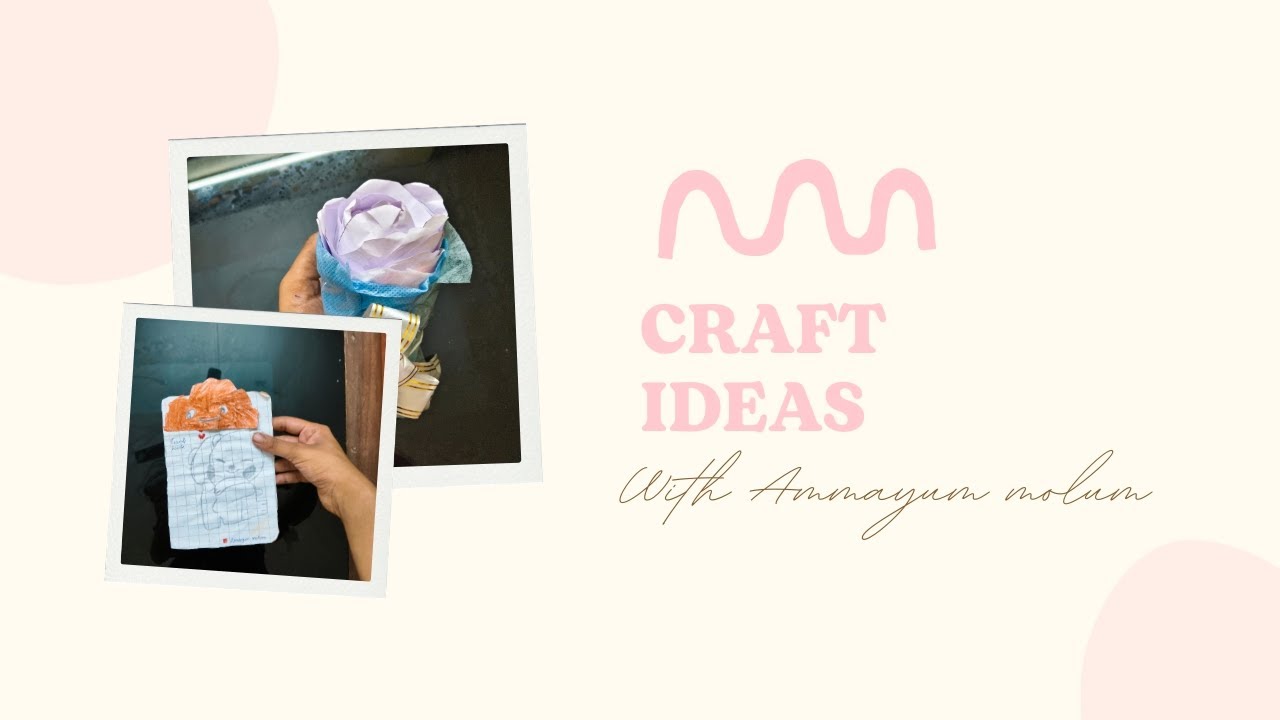 Easy craft ideas |Ammayum molum |#craft #youtube #ideas