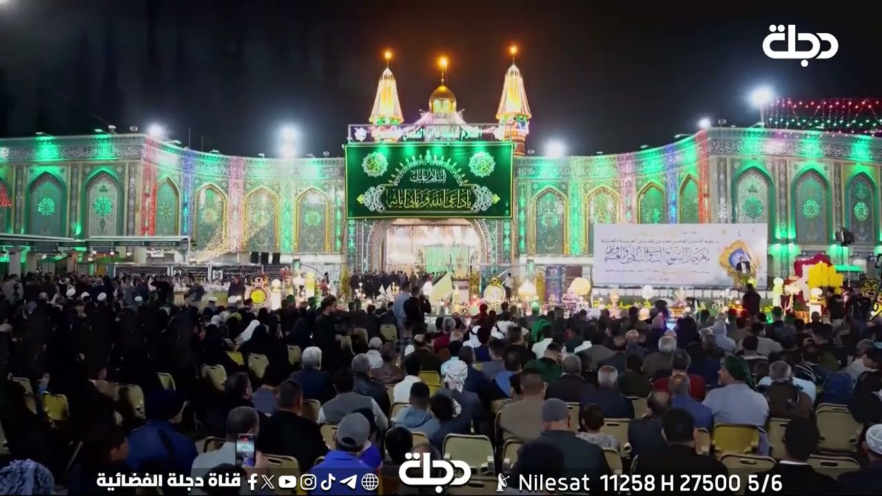 بالفيديو.. احتفالات المؤمنين ابتهاجاً بذكرى ولادة الامام الحجة المنتظر (عج)