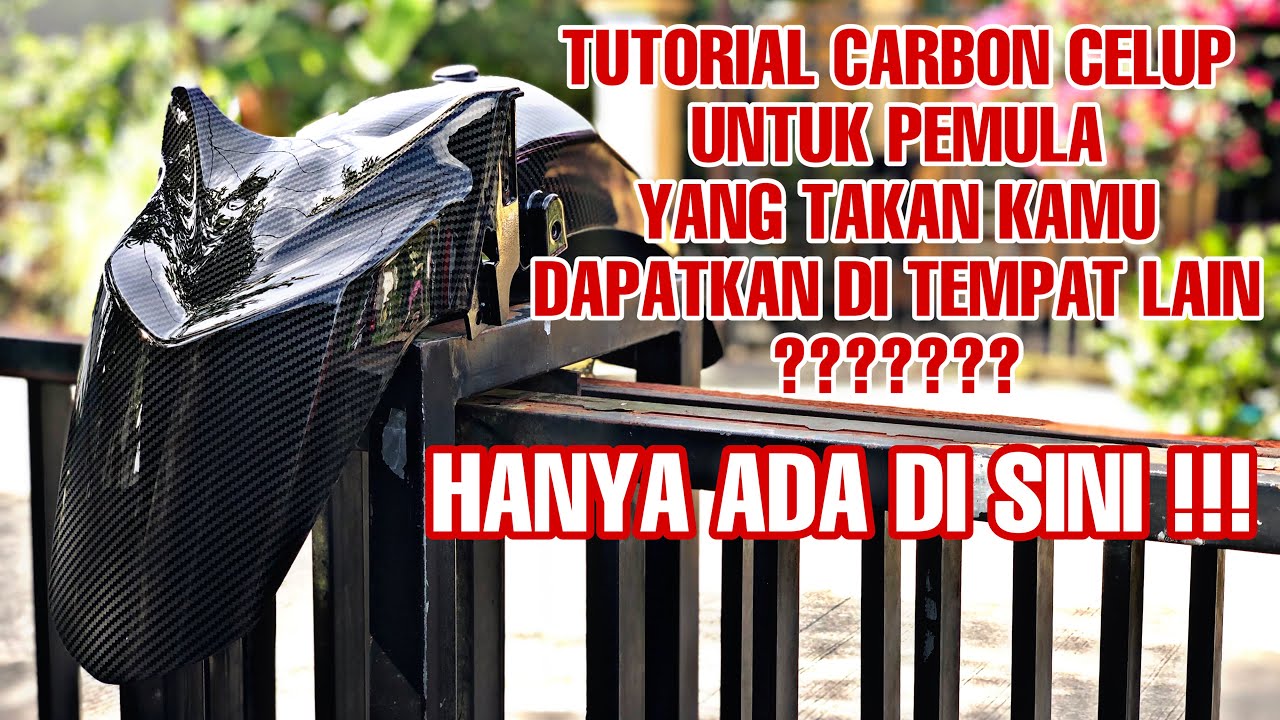 Tutorial Carbon Celup Untuk Pemula || Water Transfer Printing Pemula Bisa