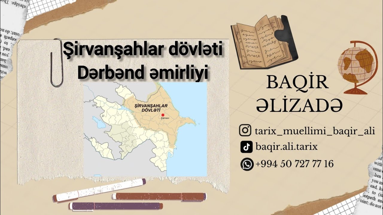 Şirvanşahlar dövləti mövzusunun asan izahı.(2024-cü il)
