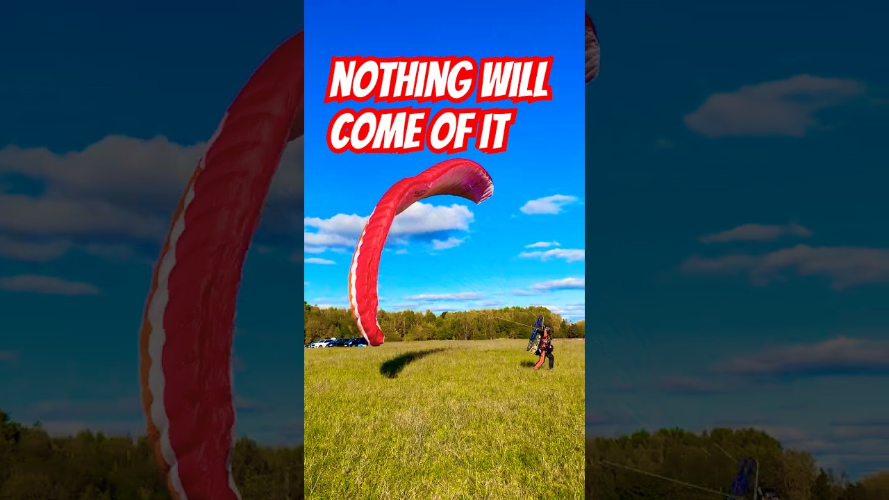 Paramotor Fail Takeoff Patang #paramotor #shorts