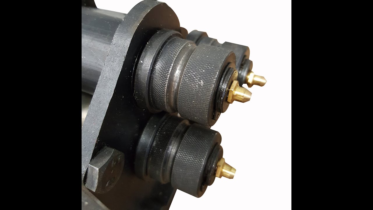 ТРУБОГИБ. RING ROLLER - BENDER, INSTALL TO STUMP. МАЛЕНЬКИЙ ТРУБОГИБ УСТАНОВИЛ НА ПЕНЬ.