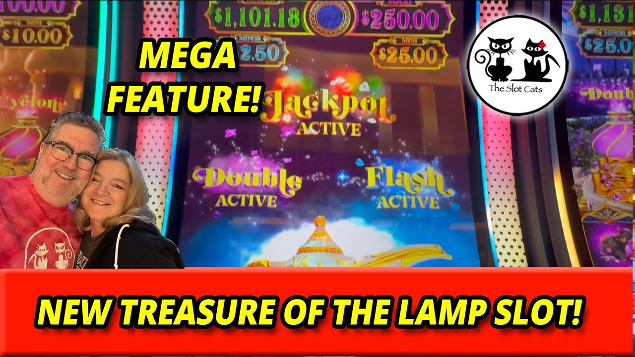НОВЫЙ СЛОТ! СОКРОВИЩЕ ЛАМПЫ! МЕГА-БОНУС! #theslotcats #megafeature #slots #winning