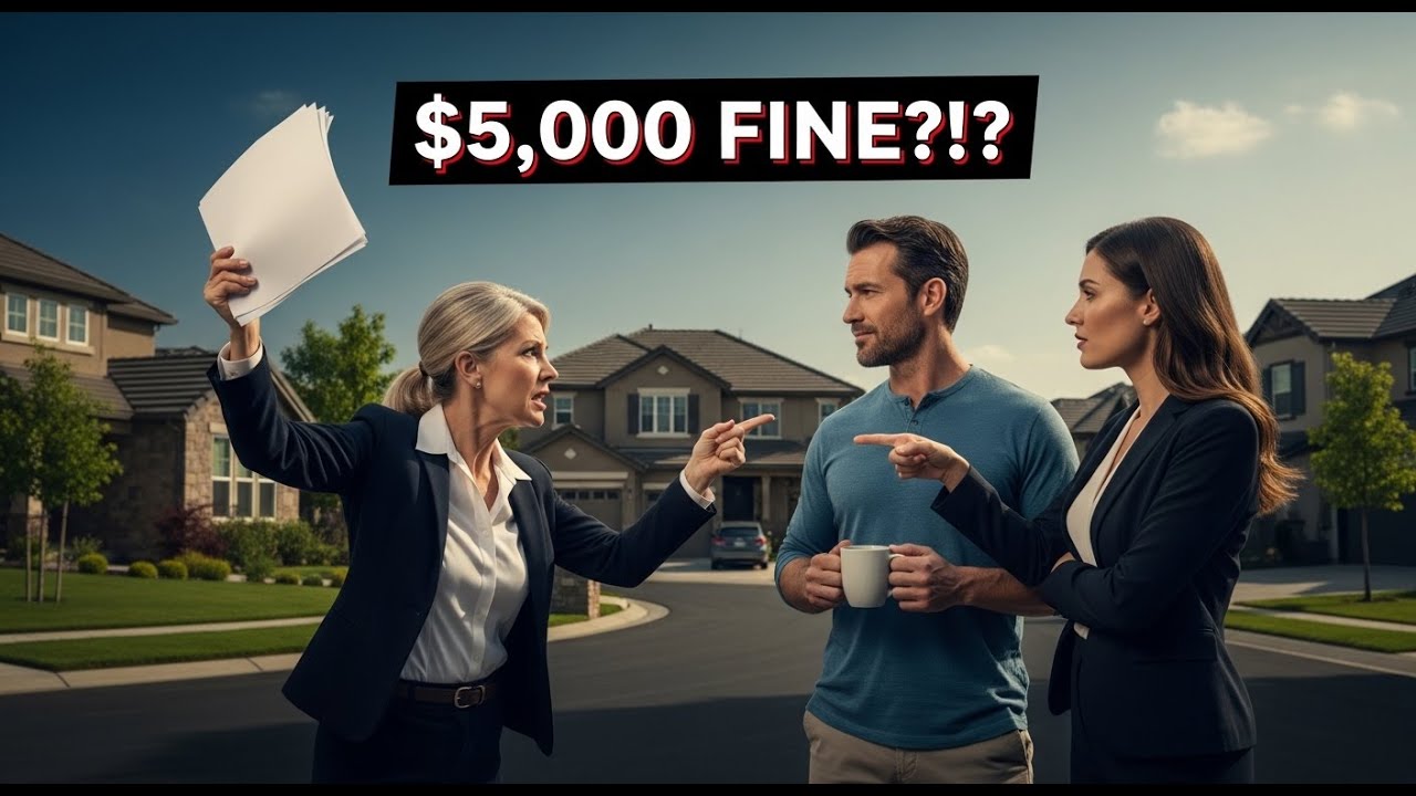 HOA Karen Tried Fining Me $5000 — But Froze the Moment My Lawyer Stepped In