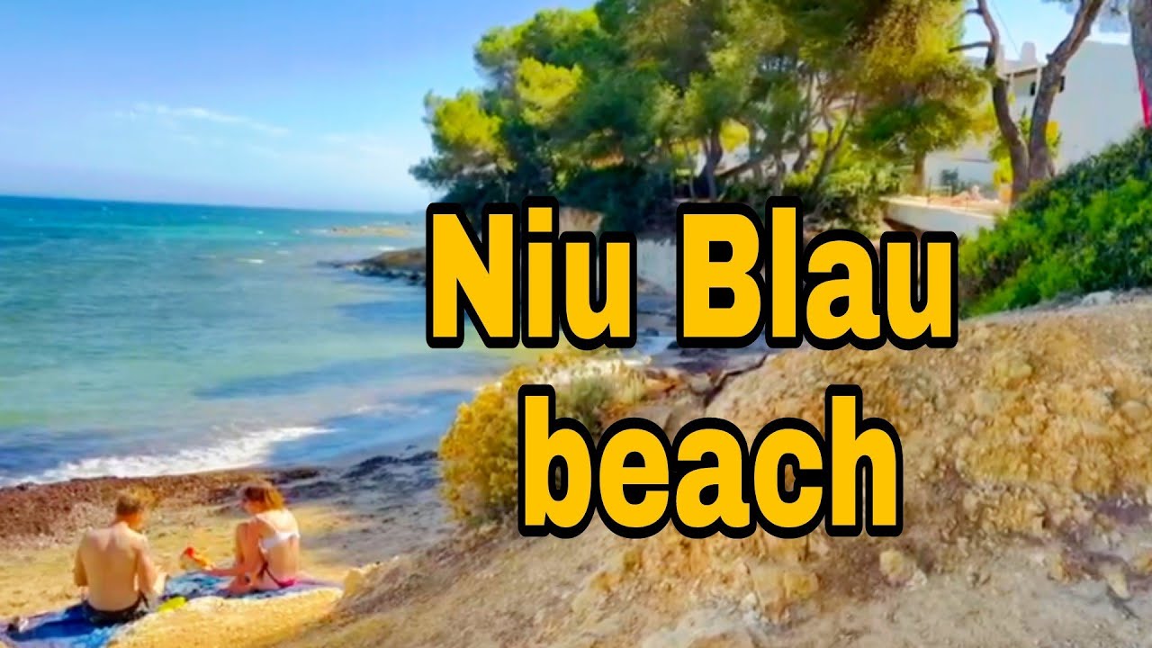 Ibiza Best Beaches|Niu Blau Beach Santa Eulalia|Summer 2022 in Ibiza|Playa Niu Blau
