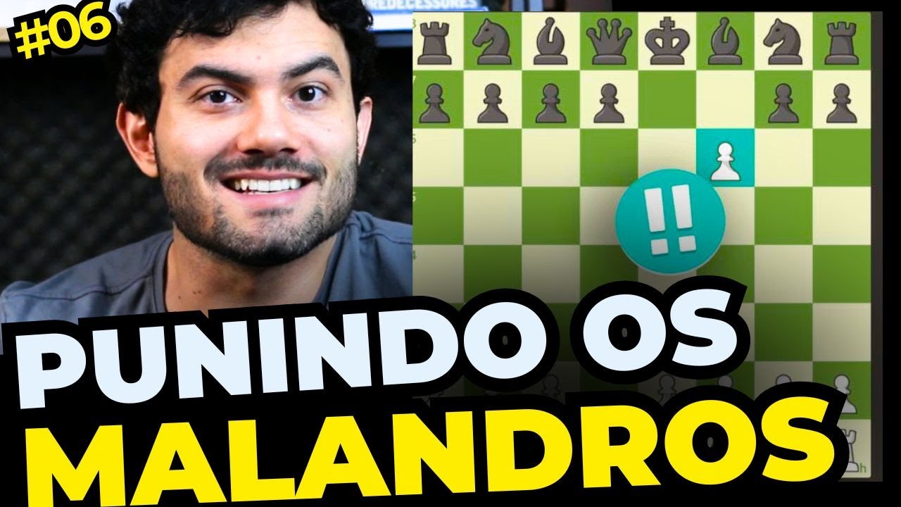 Malandro no Jogo? Veja como ACABAR com eles no Chess.com!!! SpeedRun!! | 10 minutos #06