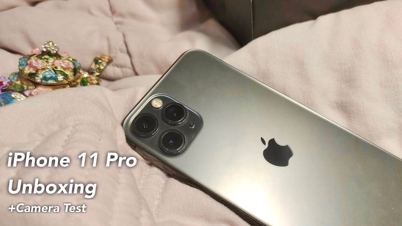 iphone 11 pro unboxing + camera test ✨