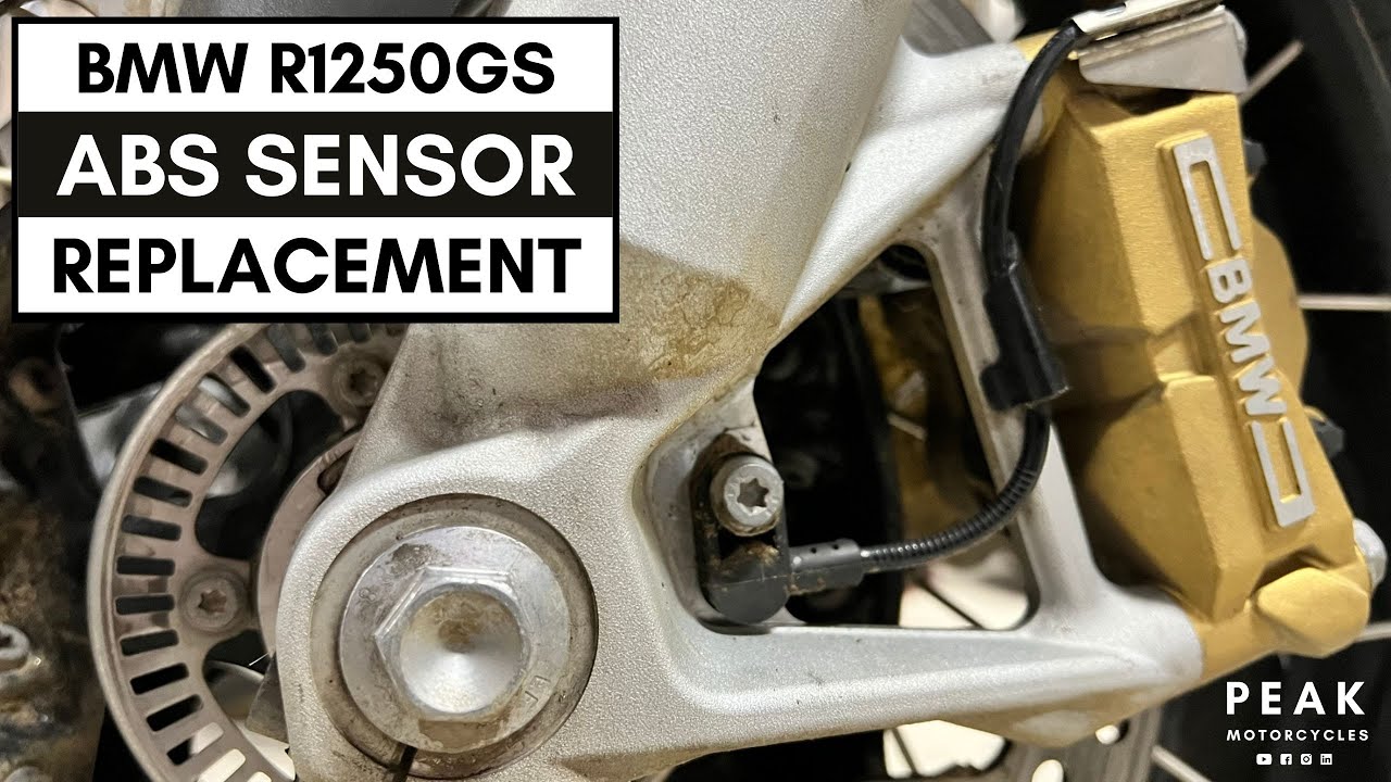 How To: BMW R1250GS Front ABS Sensor Replacement 4K