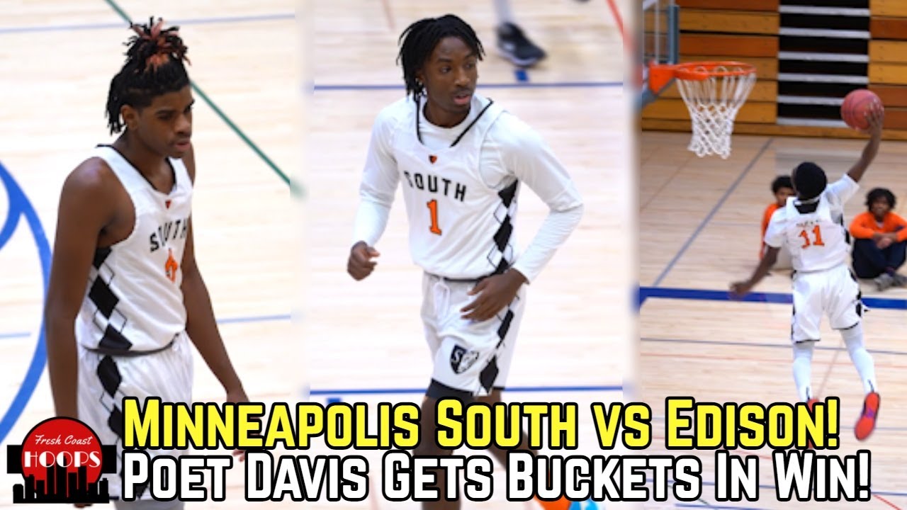 Minneapolis South Shows Out vs Edison! Poet Davis Makes It Look Easy!