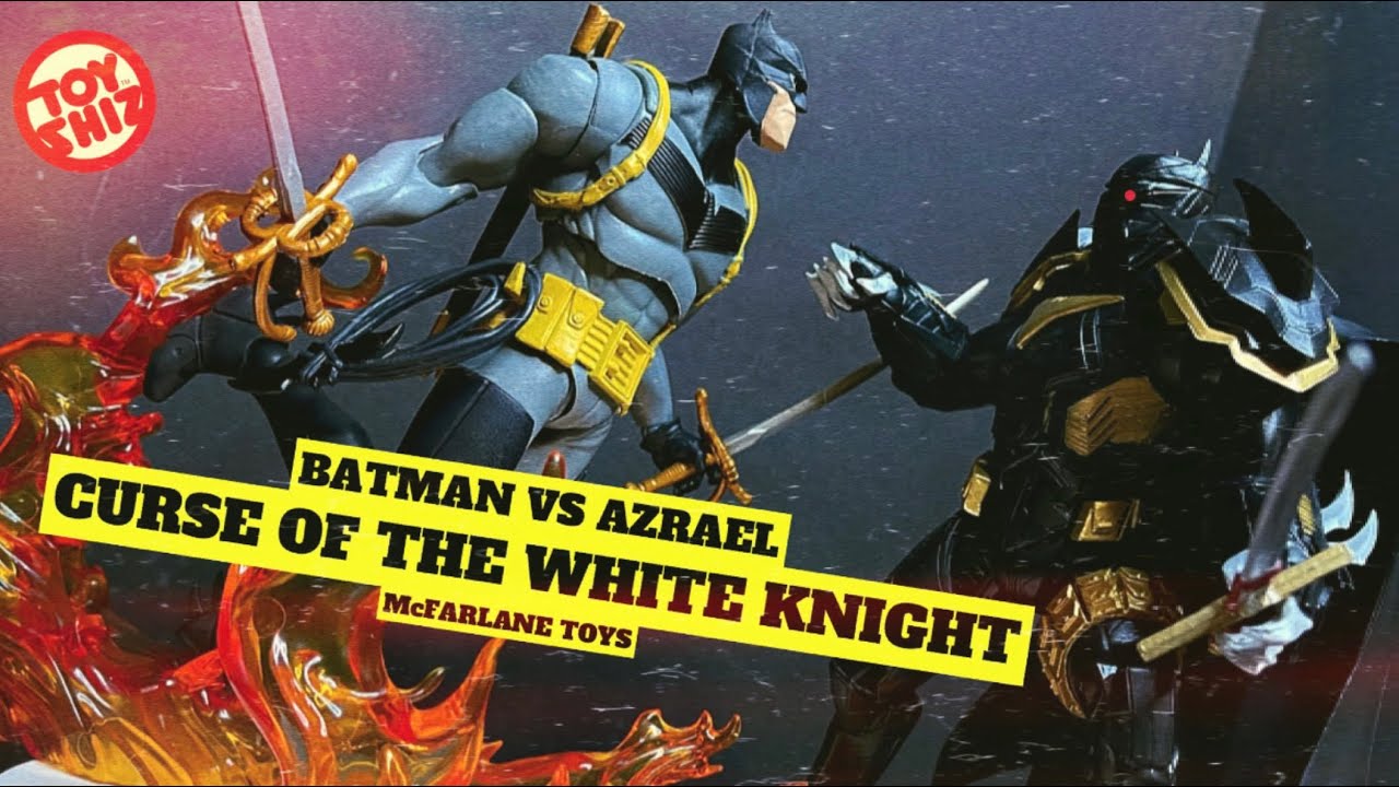 2021 BATMAN vs AZRAEL | Curse of the White Knight 2 Pack | McFarlane Toys