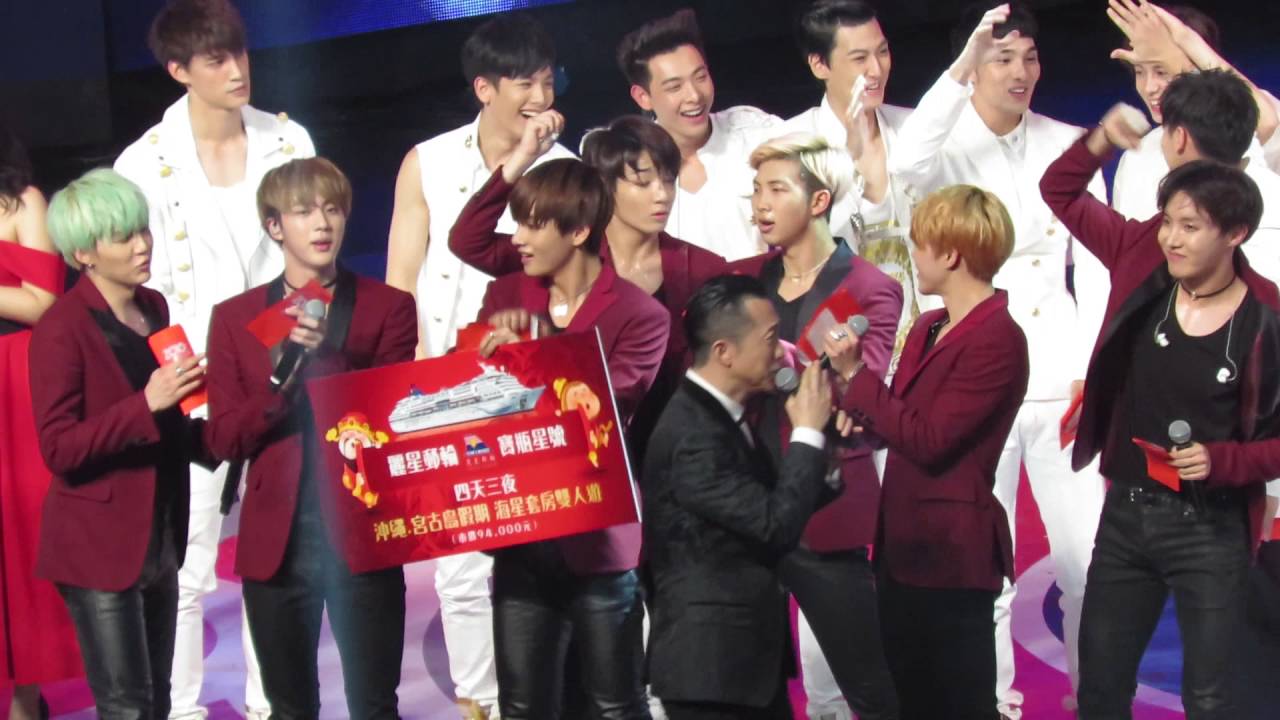 160109 紅白藝能大賞 BTS ending 泰亨獲獎focus