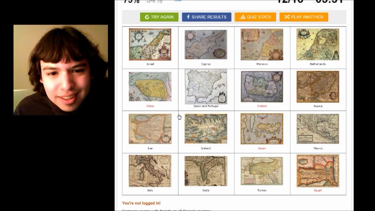Let's Play Sporcle - Random Geography Quizzes w/Vexillographer!