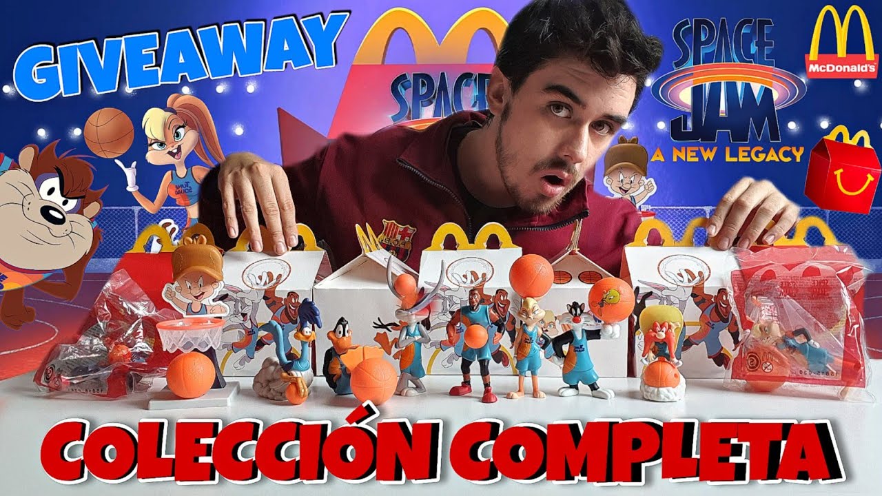 Buscando y Unboxing de Mcdonald's Space Jam Una Nueva Era | Diego Loppz
