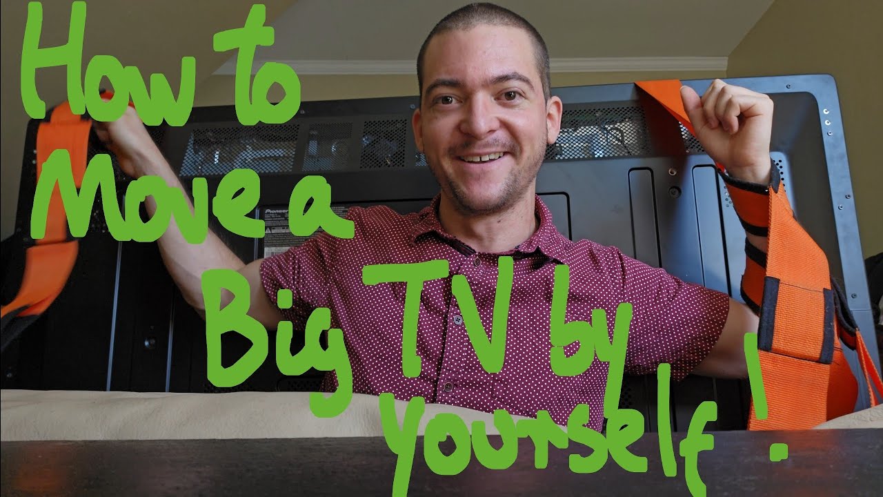 How to move a big TV by yourself without bein Francis Ngannou. Lifting a Pioneer Elite Pro 151FD