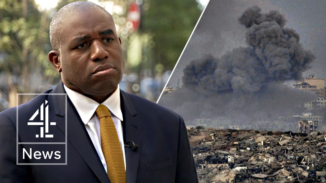 UK recognises Palestine as state - Deputy PM David Lammy Interview