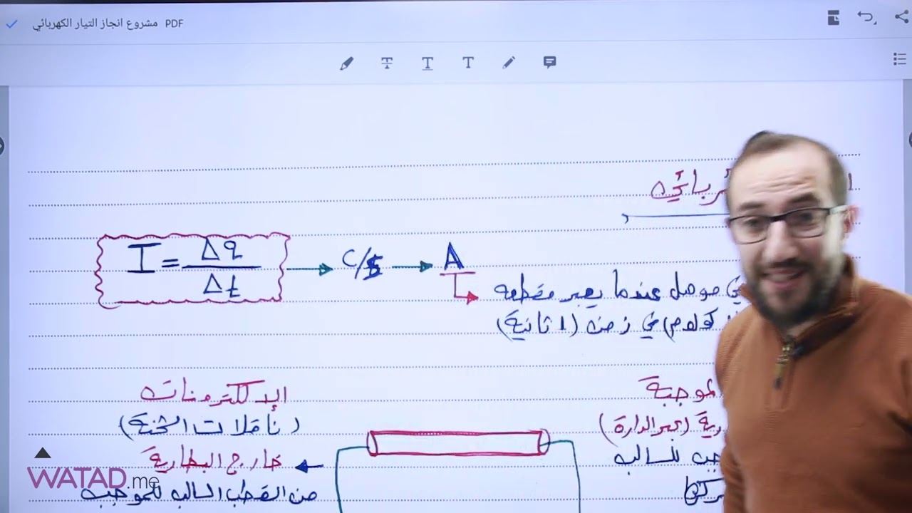 مشروع انجاز لمادة الفيزياء الوحدة الثالثة ( التيار ) الجزء الأول الأستاذ : يوسف غيث